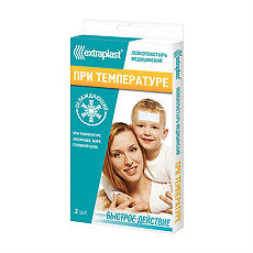 Купить Пластырь Extraplast при температуре 2 шт цена