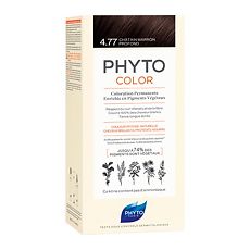Купить Phyto Color Краска для волос насыщенный глубокий каштан 4.77 1 шт цена