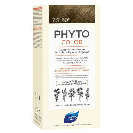 Изображение товара Phyto Color Краска для волос золотистый блонд оттенок 7,3 1 шт