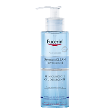 Купить Eucerin DermatoClean Гель освежающий и очищающий для умывания фл 200 мл 1 шт цена