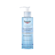 Купить Eucerin DermatoClean Гель освежающий и очищающий для умывания фл 200 мл 1 шт цена