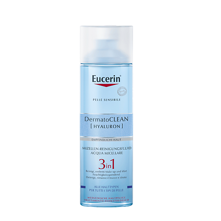 Изображение товара Eucerin DermatoClean Лосьон мицеллярный освежающий и очищающий 3в1 фл 200 мл 1 шт