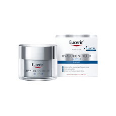 Купить Eucerin Hyaluron-Filler Крем для ночного ухода за кожей банка 50 мл 1 шт цена