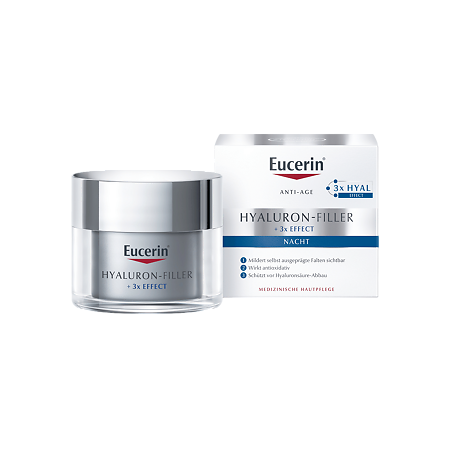 Изображение товара Eucerin Hyaluron-Filler Крем для ночного ухода за кожей банка 50 мл 1 шт