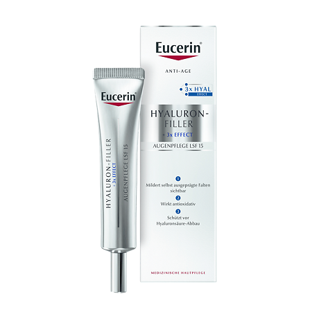 Изображение товара Eucerin Hyaluron-Filler Крем для ухода за кожей вокруг глаз туба 15 мл 1 шт