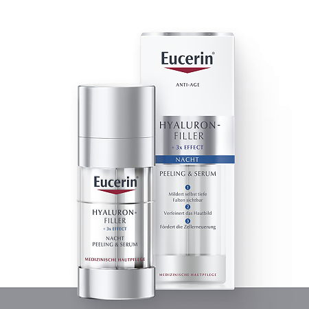 Eucerin Hyaluron-Filler Эксфолиант-сыворотка ночной фл 30 мл 1 шт