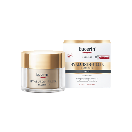 Изображение товара Eucerin Hyaluron-Filler+Elasticity Крем для ночного ухода за кожей банка 50 мл 1 шт
