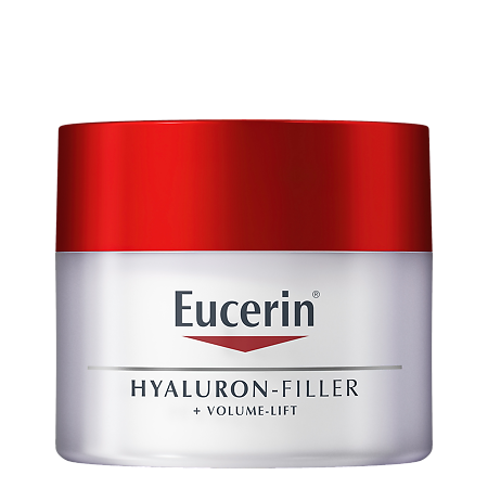Eucerin Hyaluron-Filler+Volume-Lift Крем для дневного ухода за сухой кожей банка 50 мл 1 шт