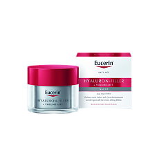 Купить Eucerin Hyaluron-Filler+Volume-Lift Крем для ночного ухода за кожей банка 50 мл 1 шт цена