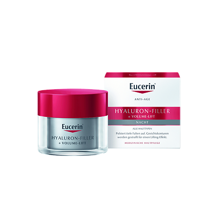 Изображение товара Eucerin Hyaluron-Filler+Volume-Lift Крем для ночного ухода за кожей банка 50 мл 1 шт