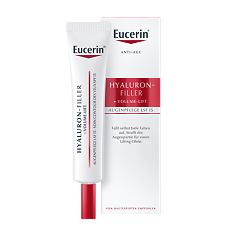 Купить Eucerin Hyaluron-Filler+Volume-Lift Крем для ухода за кожей вокруг глаз туба 15 мл 1 шт цена