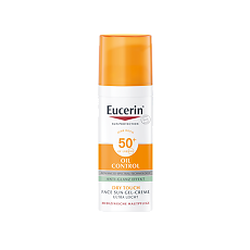 Купить Eucerin Cолнцезащитный Гель-крем для проблемной кожи лица SPF50+ фл 50 мл 1 шт цена