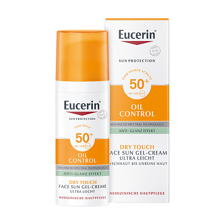 Eucerin Cолнцезащитный Гель-крем для проблемной кожи лица SPF50+ фл 50 мл 1 шт