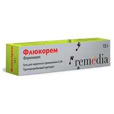 Купить Флюкорем гель для наружного применения 0,5 % 15 г 1 шт цена
