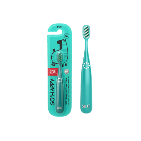 Изображение товара Детская зубная щетка SPLAT Junior с ионами серебра мягкая 4+