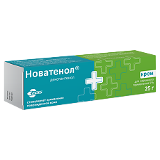 Изображение товара Новатенол крем для наружного применения 5 % 25 г 1 шт