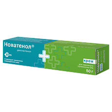 Купить Новатенол крем для наружного применения 5 % 50 г 1 шт цена