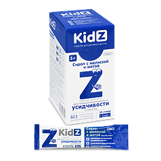 Изображение товара KidZ Сироп с мелиссой и мятой 3+ стик по 5 мл 20 шт