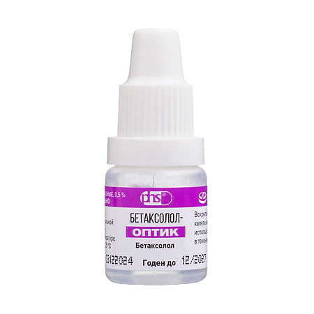 Бетаксолол-Оптик капли глазные 0,5 % 5 мл 1 шт