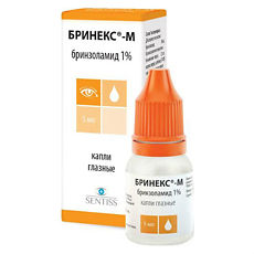Купить Бринекс-М капли глазные 1 % 5 мл 1 шт цена