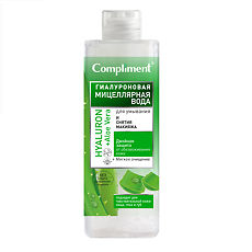 Изображение товара Compliment Гиалуроновая мицеллярная вода для умывания и снятия макияжа 500 мл 1 шт