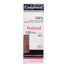 Купить Compliment Микрокапсульная сыворотка-скульптор для лица шеи и зоны декольте Retinol 50 мл 1 шт цена
