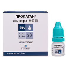 Купить Пролатан капли глазные 0,005 % 2,5 мл фл 3 шт цена
