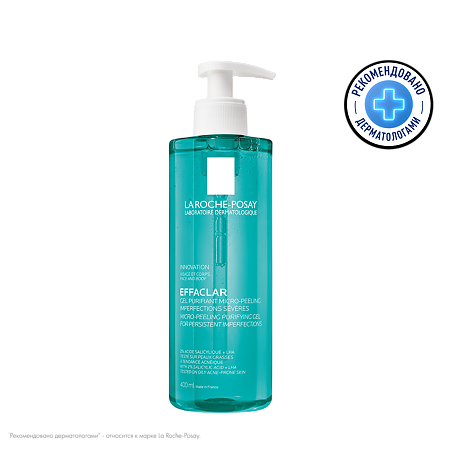 Изображение товара La Roche-Posay Effaclar Гель очищающий микроотшелушивающий 400 мл 1 шт