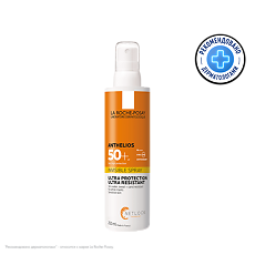 Купить La Roche-Posay Anthelios Спрей солнцезащитный для лица и тела SPF50+ 200 мл 1 шт цена