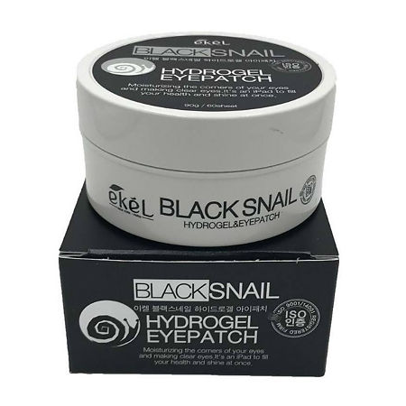 Ekel Eye Patch Black Snail Патчи для глаз с экстрактом улиточного муцина 90 г 1 шт