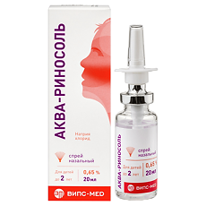 Купить Аква-Риносоль спрей назальный 0,65 % 20 мл 1 шт цена