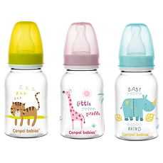 Купить Canpol Бутылочка PP с узким горлышком 3+ Africa 120 мл 1 шт цена