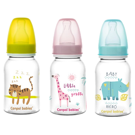 Canpol Бутылочка PP с узким горлышком 3+ Africa 120 мл 1 шт