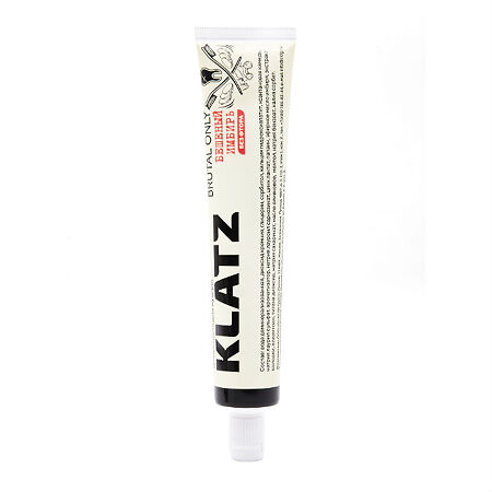 Klatz Brutal Only Зубная паста для мужчин Бешеный имбирь без фтора 75 мл 1 шт