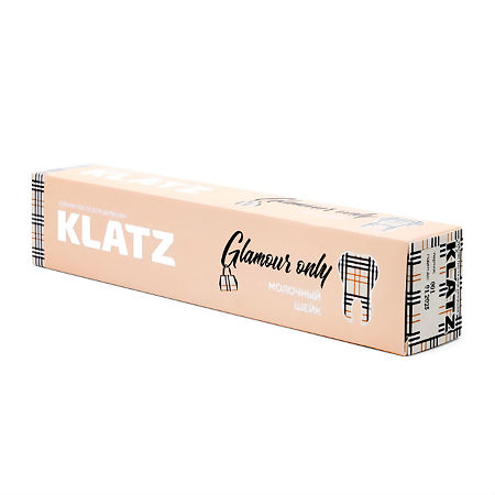 Klatz Glamour Only Зубная паста для девушек Молочный шейк 75 мл 1 шт