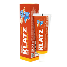 Купить Klatz Kids Зубная паста для детей Утренняя карамель без фтора 48 мл 1 шт цена