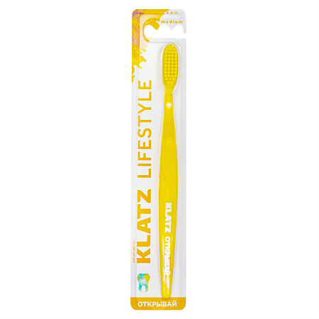 Klatz Lifestyle Щетка зубная для взрослых средняя 1 шт