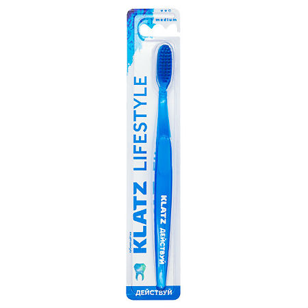 Klatz Lifestyle Щетка зубная для взрослых средняя 1 шт