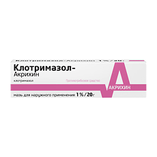 Купить Клотримазол-Акрихин мазь для наружного применения 1 % 20 г 1 шт цена