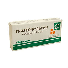 Купить Гризеофульвин таблетки 125 мг 20 шт цена