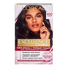 Изображение товара Loreal Paris Крем-краска для волос Excellence Creme 400 Каштановый 1 шт