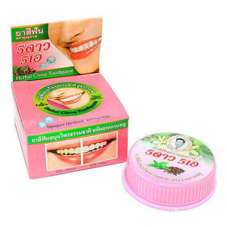 5 Star Cosmetic Зубная паста травяная отбеливающая с экстрактом листьев Гуавы и Гвоздикой 25 г 1 шт