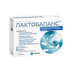 Купить Лактобаланс капсулы массой 378 мг 7 шт цена