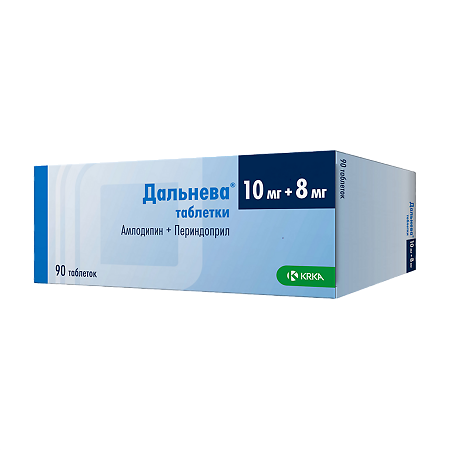 Дальнева таблетки 10 мг+8 мг 90 шт