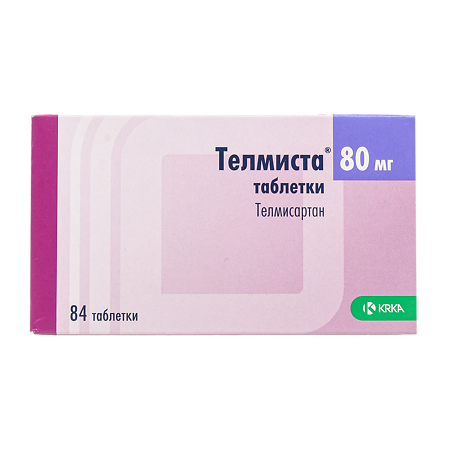 Телмиста таблетки 80 мг 84 шт
