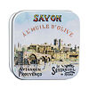 Мыло La Savonnerie de Nyons с лавандой в металлической коробке виды Авиньона 100 г 1 шт
