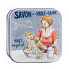 Мыло La Savonnerie de Nyons с шелком в металлической коробке Мама с ребенком 100 г 1 шт