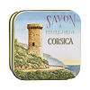 Мыло La Savonnerie de Nyons с вербеной в металлической коробке башня Корсики 100 г 1 шт