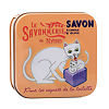 Мыло La Savonnerie de Nyons с вербеной в металлической коробке Белый кот 100 г 1 шт