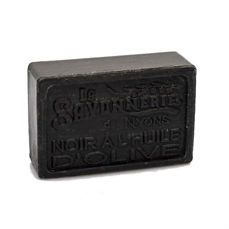 Мыло La Savonnerie de Nyons черное с оливой прямоугольное 100 г 1 шт